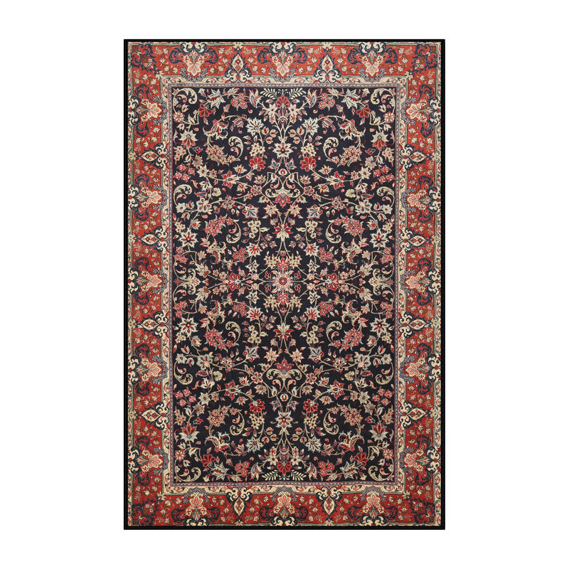 Guccione Floral Indoor Rug, Rectangle 5' x 7'