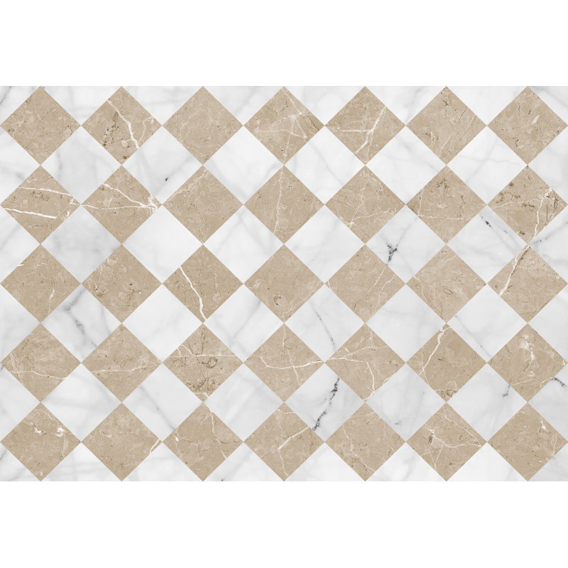 Rewerts Geometric Vinyl Machine Printed Area Rug, Rectangle 160 x 230cm