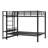 Bunk Bed With Storage Mesh Shelves-329961276