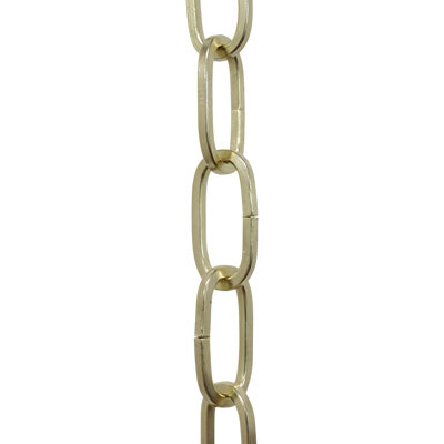 Chaîne de lustre décorative à maillons standard (10 pieds)