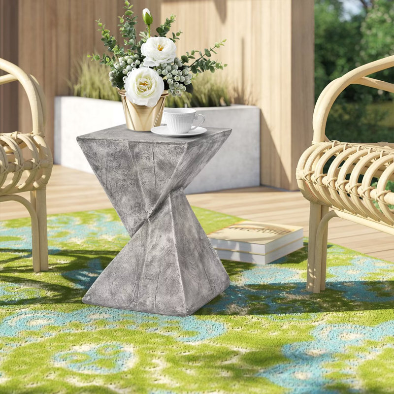 Table d'appoint Nordt, Gris
