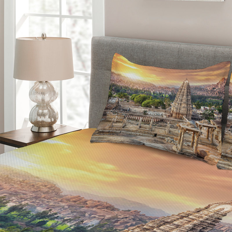 Eclectic Polyester Coverlet