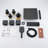12”Ceiling Mounted Thermostatic Rainfall Shower System with 3 Body Jets and Storage Shelf-106296419