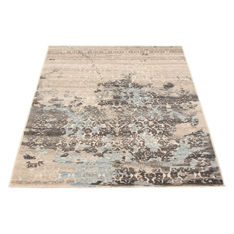 Kanthan One-of-a-Kind 5'5" x 7'3" New Age Rectangle Wool Area Rug in