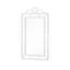 Chloe Rectangle Wall Mirror-64776301