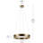 Soft Modern Circular LED Chandelier-111187506-111187507