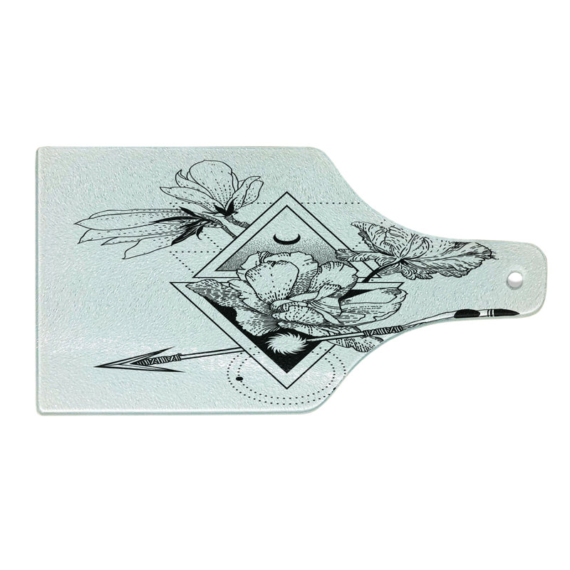 Planche à découper en verre trempé Ambesonne