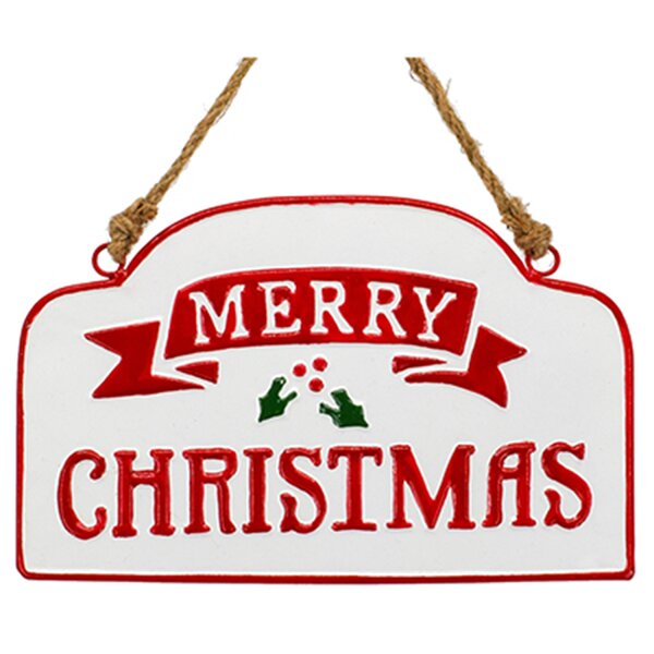 The Holiday Aisle® Merry Christmas Banner Wall Sign | Wayfair