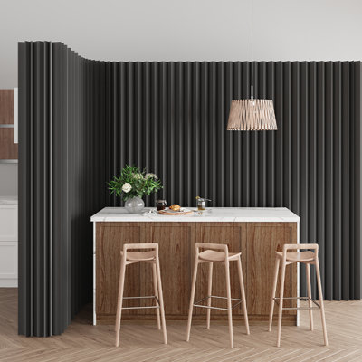 Paravent escamotable en papier, écran d'intimité réglable, cloison murale pliable et portable, séparateur d'espace flexible pour utilisation à domicile