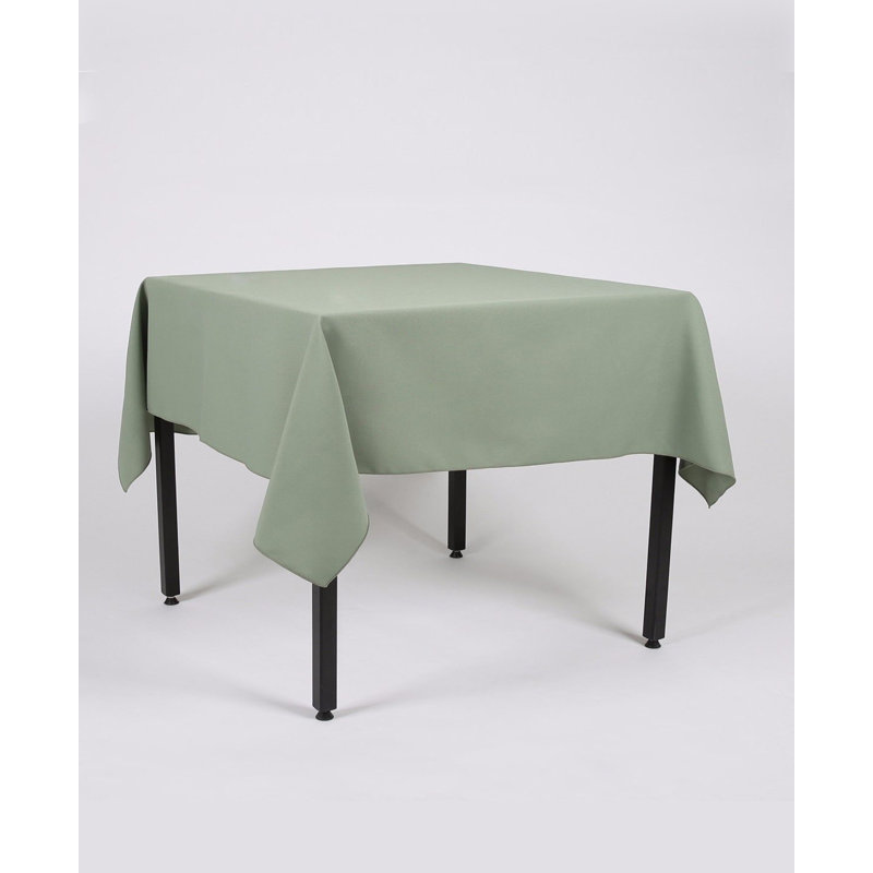 Hot Pink Rectangle Tablecloth 55" x 108" (139cm x 274cm), Sage Green, 106cm W x 357cm L