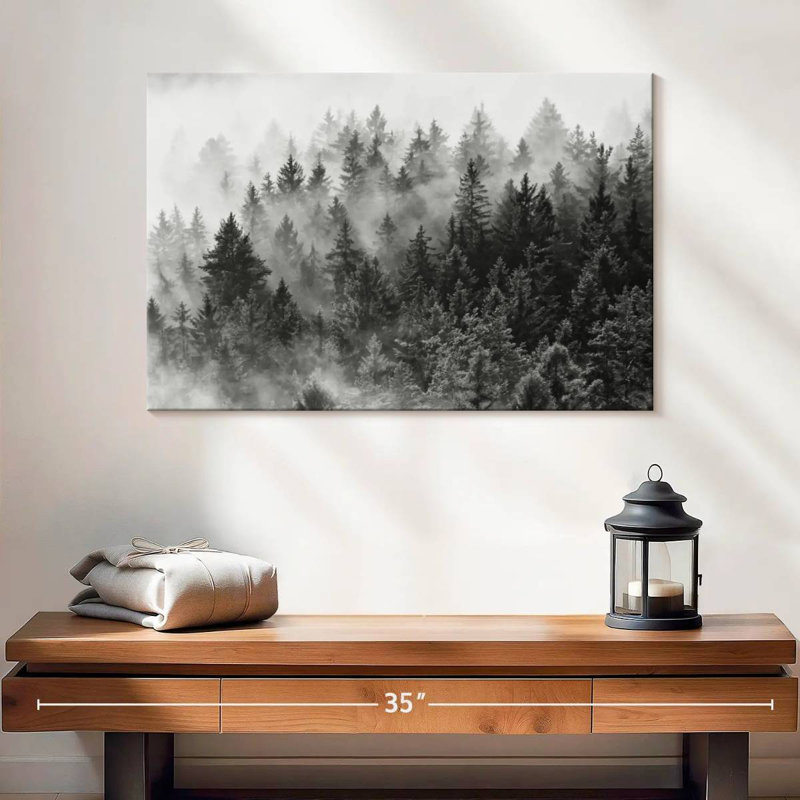Alvord Misty Summer Forest, H 16 po x l 24 po