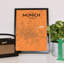 Munich City Map - No Frame Print-1079944750