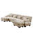 Chenille Cloud Couch Sofa with Ottoman-405481813-405481810-418573846