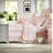 Pink Twin Twin XL Bedding Sets, Soft Microfiber Ruffle Comforter Set