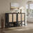 Pomodoro Boho Shoe Cabinet with Adjustable Shelves-542316331-561478554