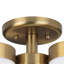 Preston 3 Light Glass Semi Flush Mount-1961987506