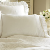 Verandah White Linen Pillowcase Set