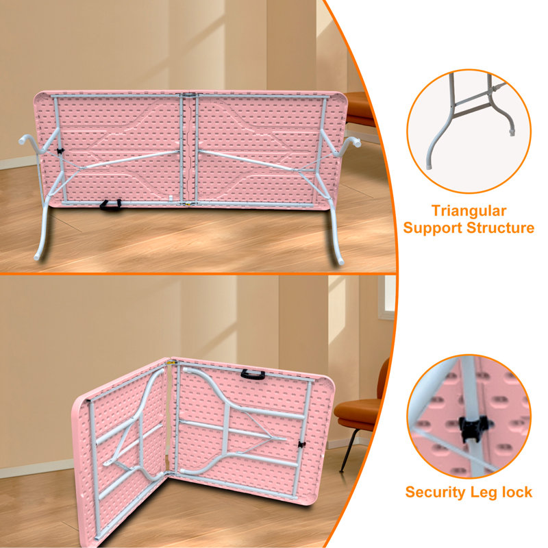 Portable Foldable Table For Various Occasions, Ensuring Durability And Convenience