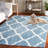 Tahoe Shag Performance Geometric Rug-1958120193