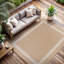 Tapis intérieur / extérieur beige Mekih-1544473324