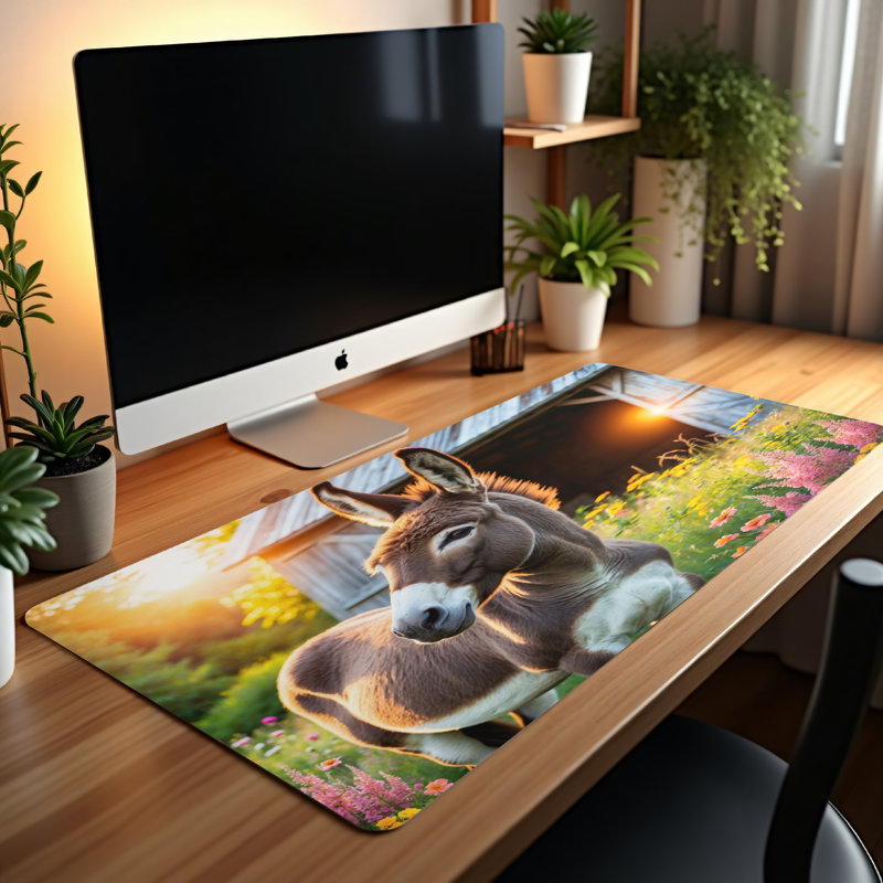 Polyester Desk Pad, 31.5x15.5