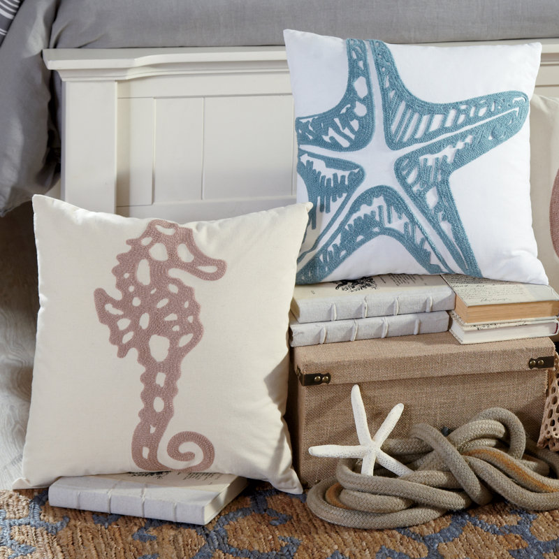 Evelynn Cotton Reversible Throw Pillow