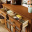 Buffet cerisier massif et bois manufacturé-132080654