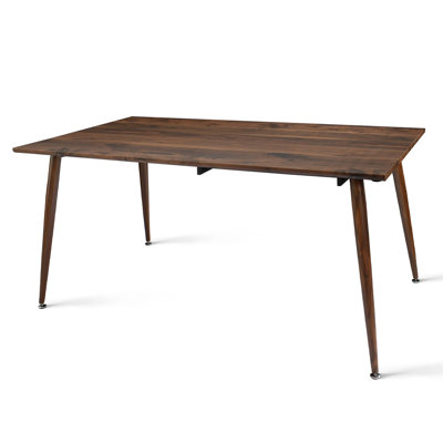 9-Piece Mid-Century Rectangular Extendable Dining Sets