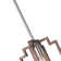 Bartow 1 - Light Lantern Square/Rectangle Pendant with Wrought Iron Accents