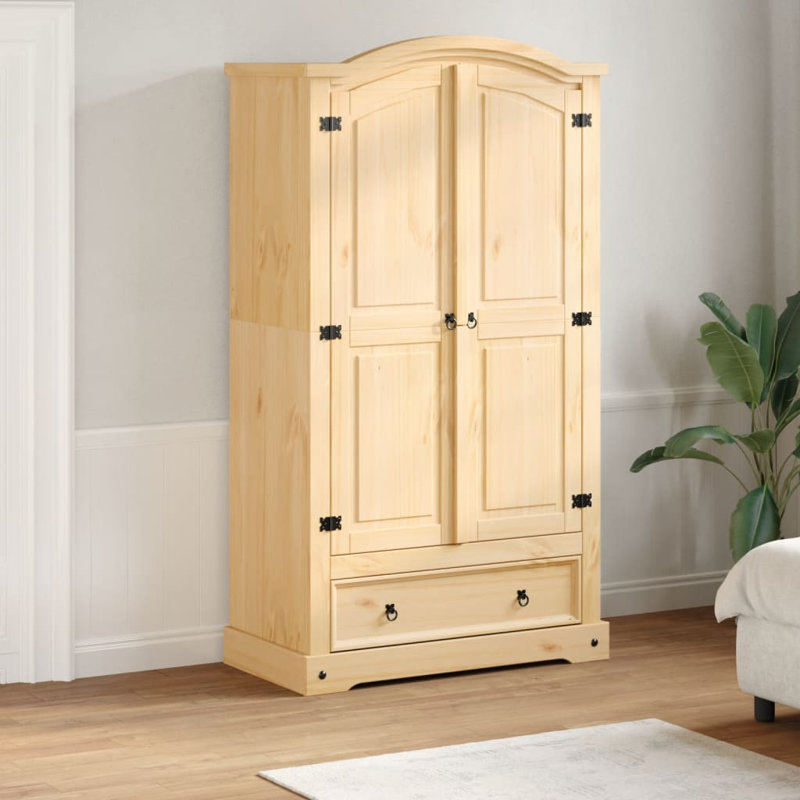 15-2 Wardrobe, Solid pine wood
