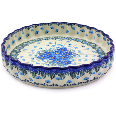 Polmedia Nonstick Stoneware Pie Pan