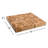 Labell Canadian Maple Butcher Block Cutting Board With Wooden Feet