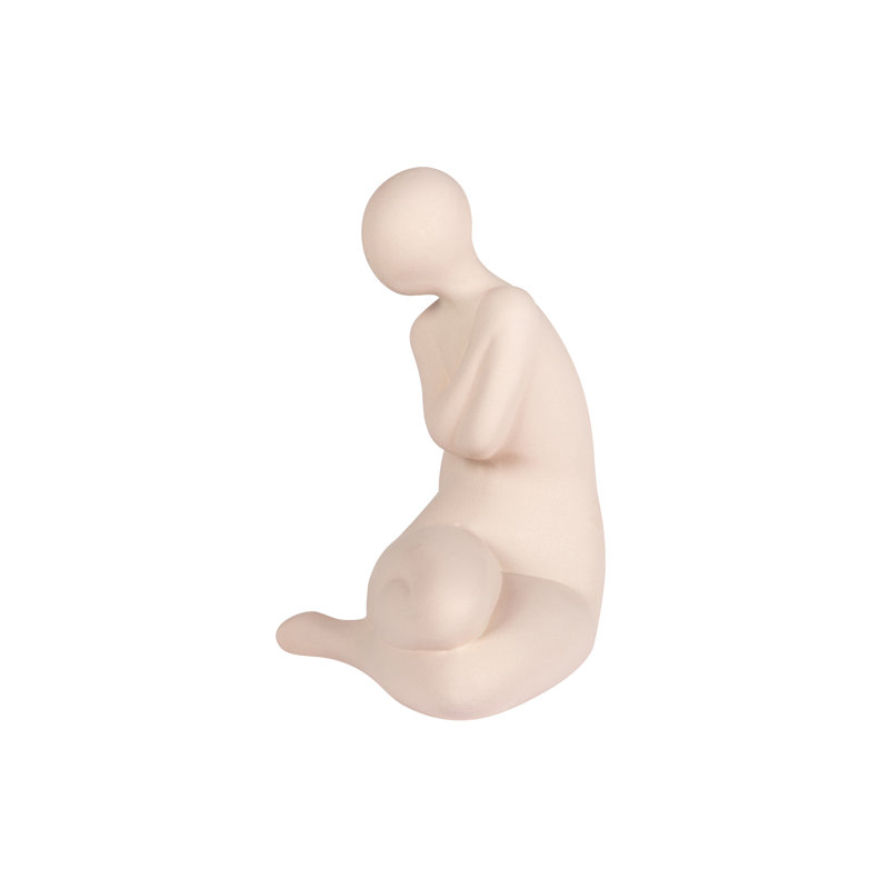 People Figurines & Sculptures, Pink, 27cm H x 19cm W x 18cm D