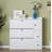 Versatile Tipping Bucket Shoe Cabinet With 3 Flip Drawers