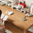 Burlywood L-Shaped Solid Wood desk-620874730-620874733