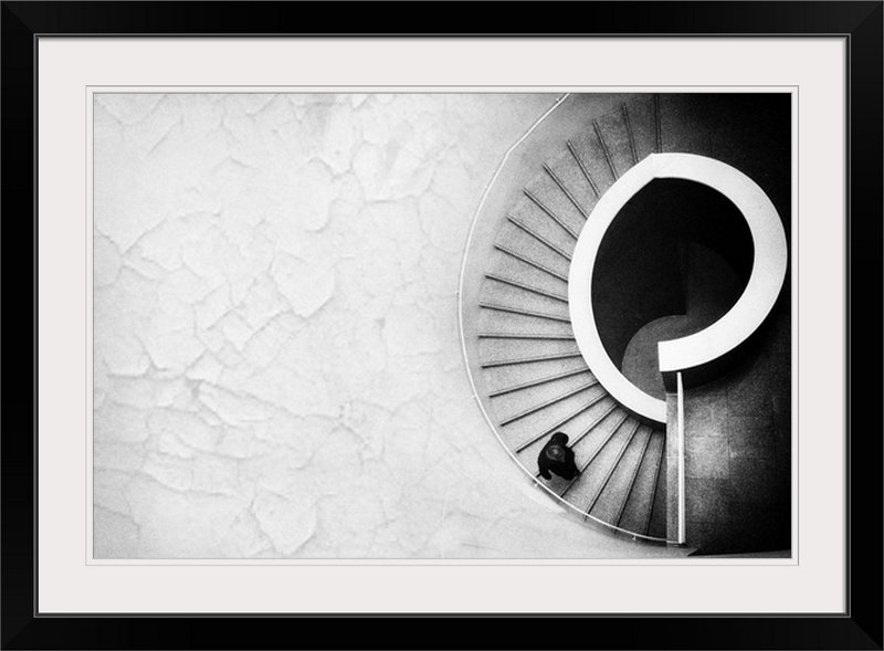 «Straub Carry the Zero» par Laura Mexia - reproduction de photo, H 24 po x l 32 po x P 1 po, Cadre noir