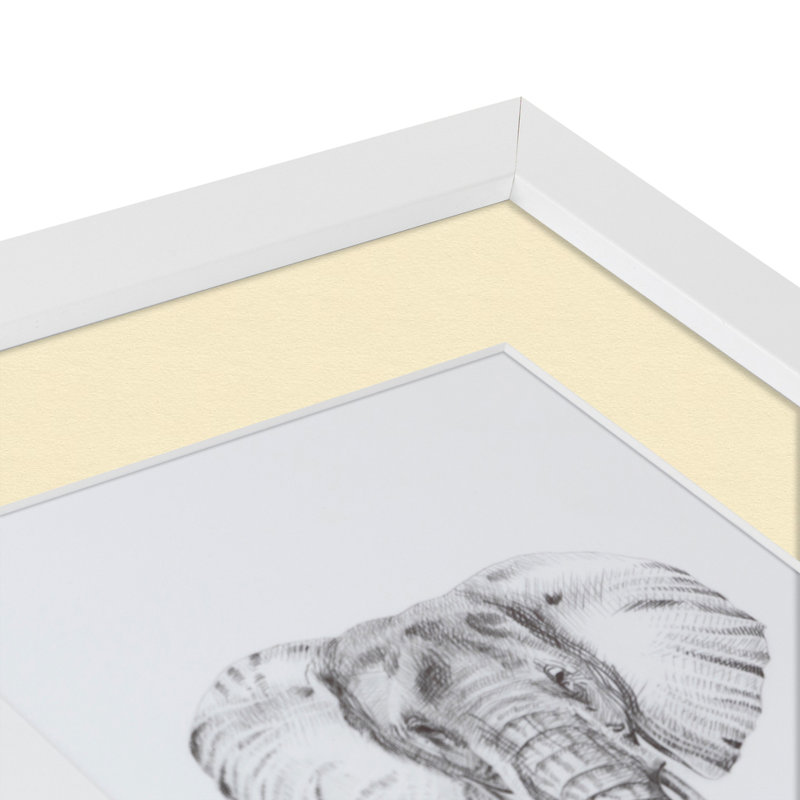Matte Picture Frame, Cream