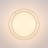 3-Light 2-Tier 12.6" Dimmable Linen Shade Drum Semi Flush Mount Modern Farmhouse Round Ceiling Lamp for Kitchen Island Hallways-1367800218