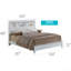 Élégant grand lit transitionnel blanc-2090121356-2090121357