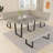 Zionna 3-Piece MDF Top Dining Table Set 47.2 in. Rectangle Table, 1-Back Corner Seat Bench and 1-Bench
