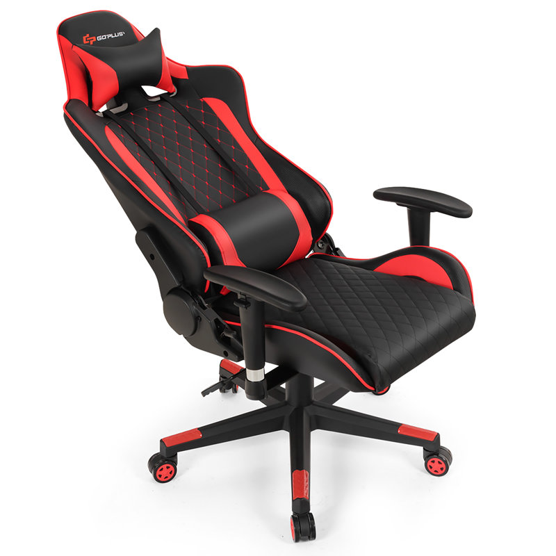 Fauteuil Goplus, Noir / rouge