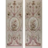 Antique French Floral, Medallion Flat Weave Rug