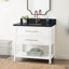 Ensemble de meuble-lavabo simple 36 po avec lavabo encastrable ovale Robertson-75247222-75247224-75247227