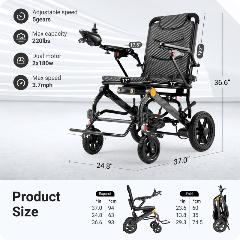 94cm H x 63cm W Cart