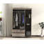 Armoire 3 portes avec 2 tiroirs