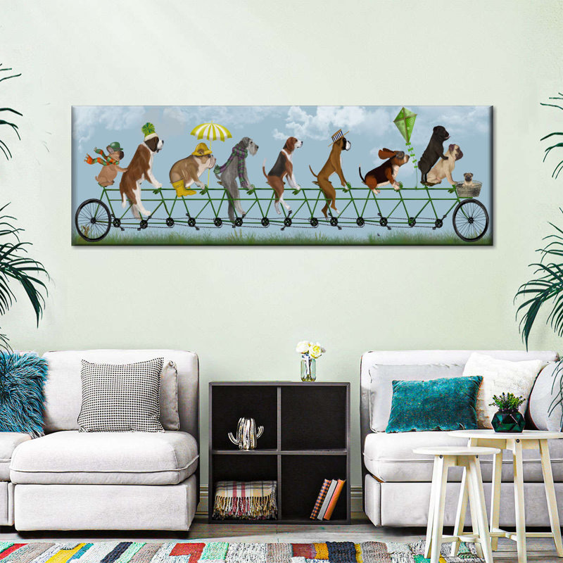 Impression sur toile sur toile Tandem, H 10 po x l 30 po