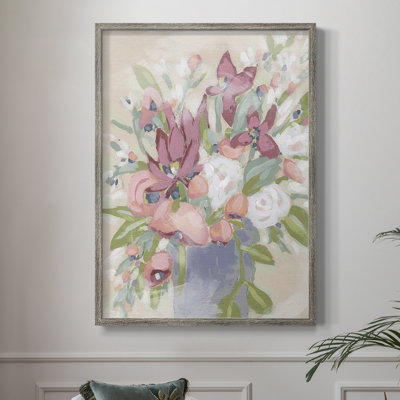 Blush Array I Framed Print - Solid Wood