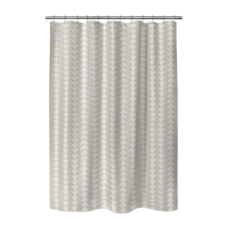 Rideau de douche Tribal Arrows, Taupe Geometric 8