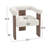 Blediom 27"W Upholstered Armchair with Cream Boucle-907247000