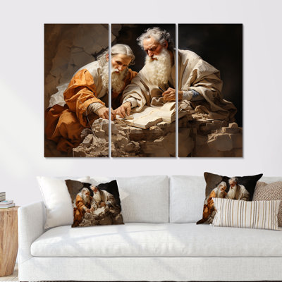 Apostles Alabaster Christianity Art - ensemble de reproductions d'art mural Christianisme